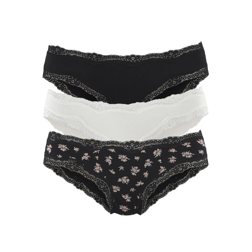 Vivance Brasilslip (3er-Pack) aus elastischer Baumwolle ▷ für