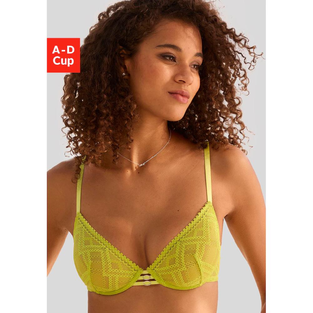 Vivance Bügel-BH Aus Graphischer Jacquardspitze Mit Edler Bänder-Optik Dessous Online Kaufen