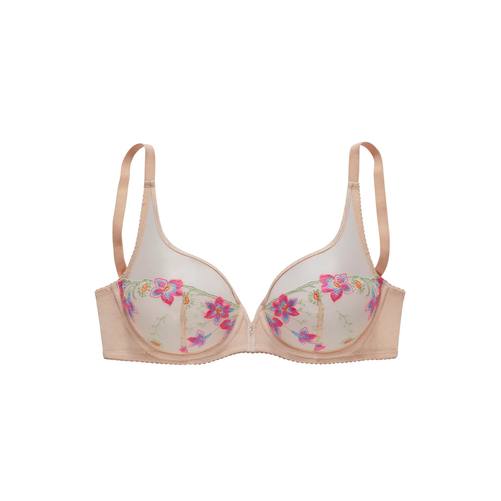 Vivance Bügel-BH Mit Neonfarbener Stickerei Am Cup Dessous ▷ Für