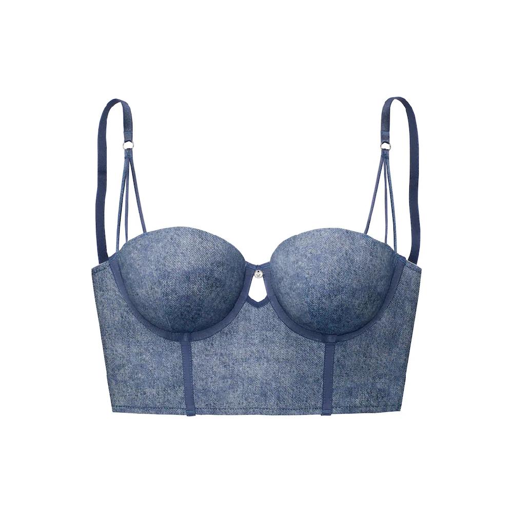 Vivance Corsage Mit Bügel Im Angesagten Jeans-Look Sexy Dessous Kaufen