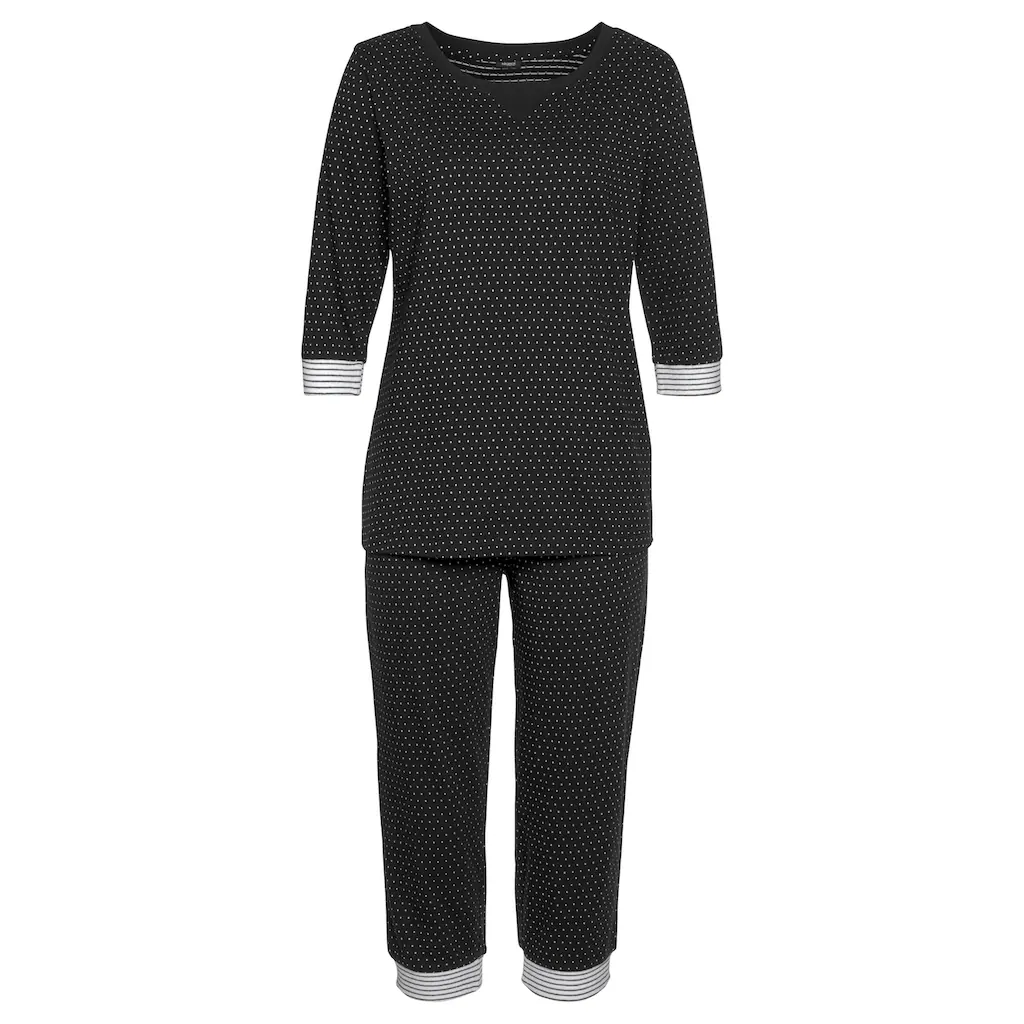 Vivance Dreams Capri-Pyjama Mit 3/4 Ärmeln Online Kaufen