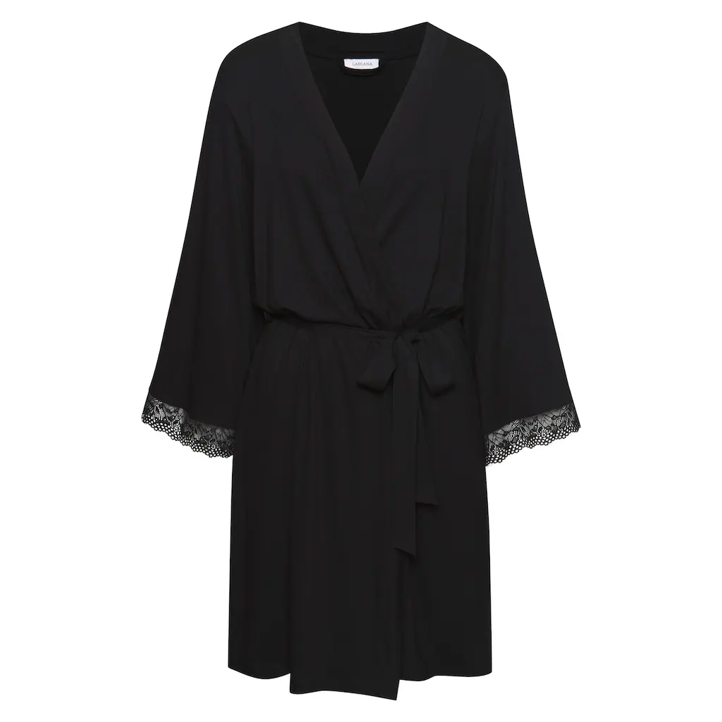 Vivance Dreams Kimono Mit Spitze Am Ärmelsaum Online Kaufen