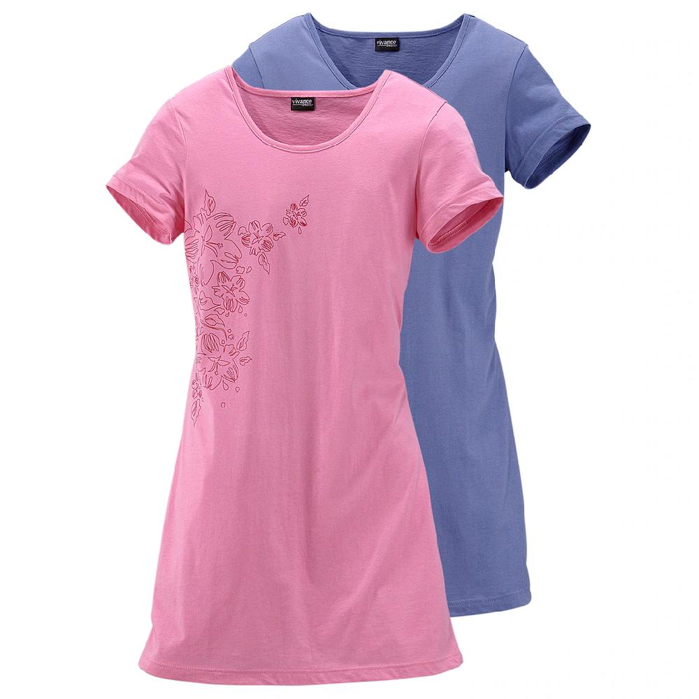 Vivance Dreams Nachthemd (2er-Pack) Mit Blumenprint ▷ Für
