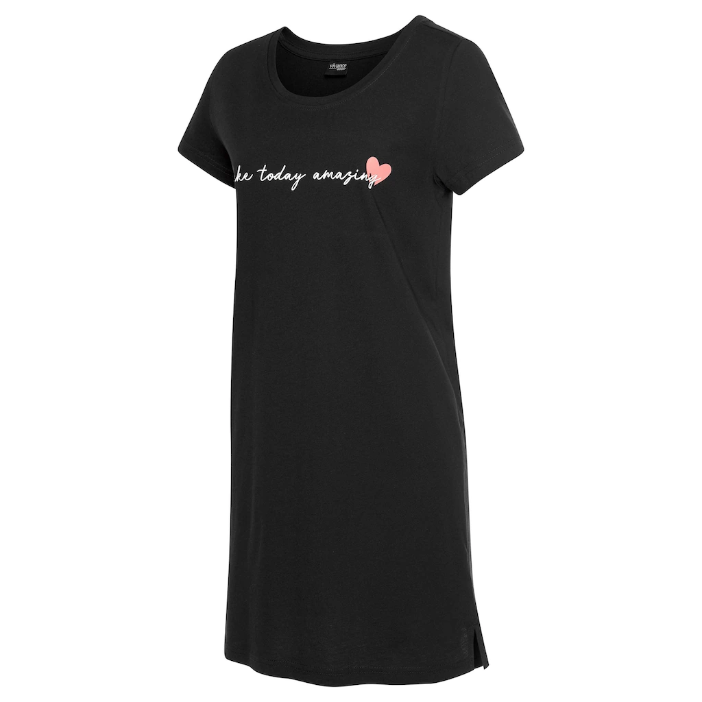 Vivance Dreams Nachthemd In Bequemer Weite Mit Schriftzug Online Kaufen