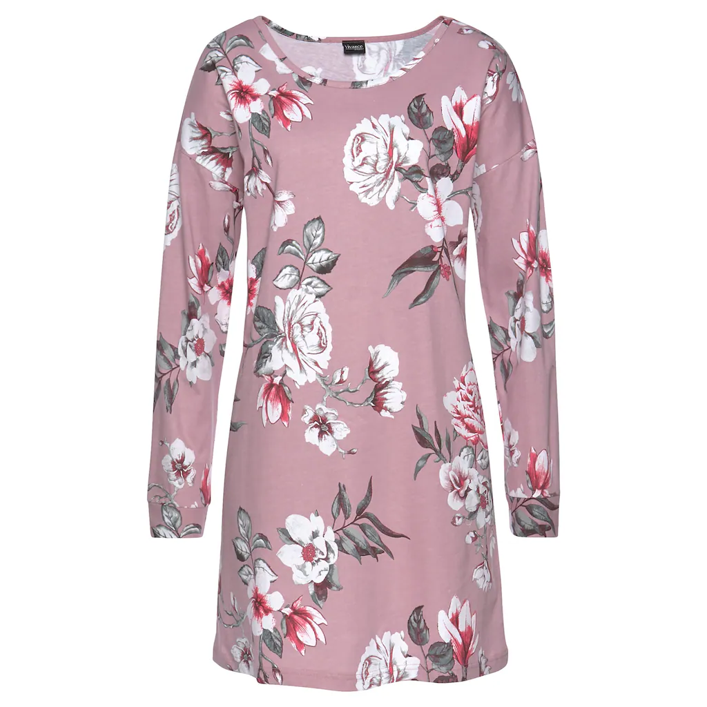 Vivance Dreams Nachthemd Mit Großem Blumendruck Kaufen