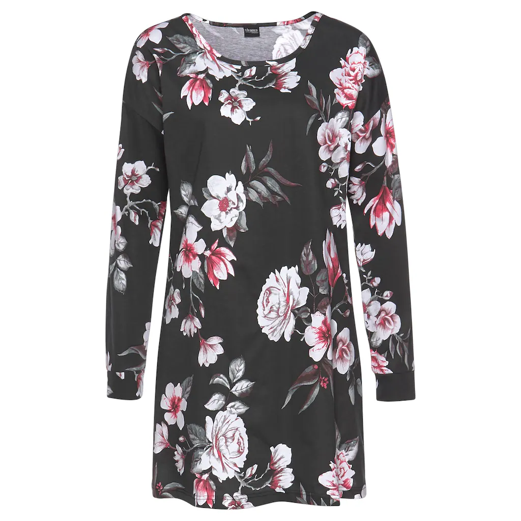 Vivance Dreams Nachthemd Mit Großem Blumendruck Online Bestellen