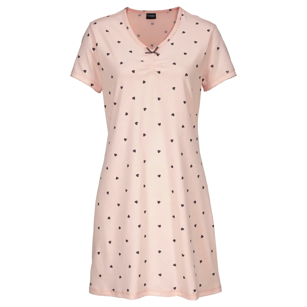 Vivance Dreams Nachthemd Mit Herzchen-Druck Bestellen