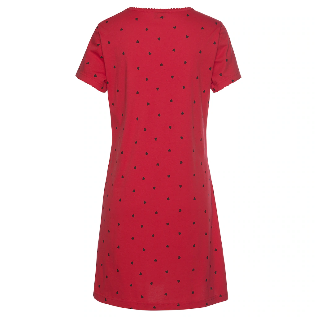 Vivance Dreams Nachthemd Mit Herzchen-Druck Kaufen