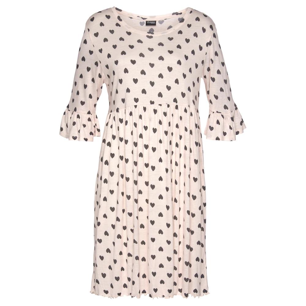 Vivance Dreams Nachthemd Mit Kräuselsäumen Online Bestellen