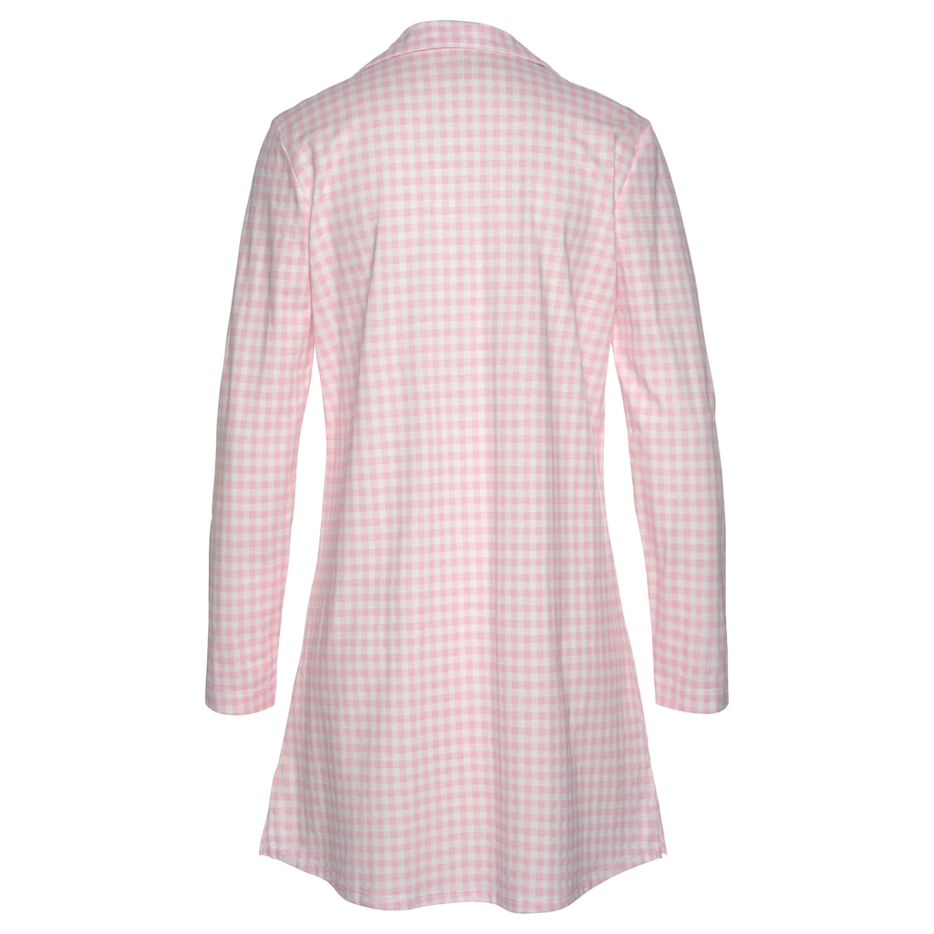 Vivance Dreams Nachthemd Mit Reverskragen Und Brusttasche