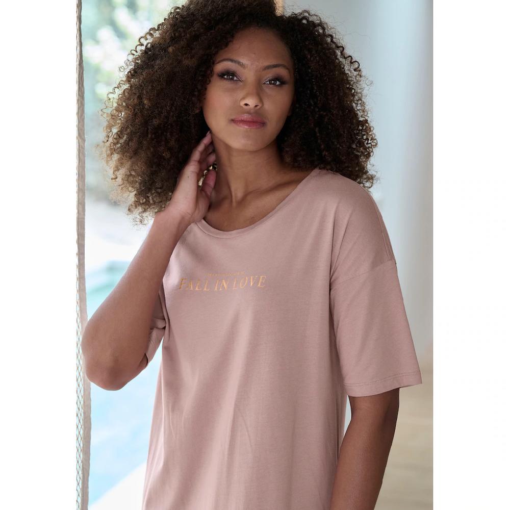 Vivance Dreams Nachthemd Mit Schönem Foildruck Online Kaufen