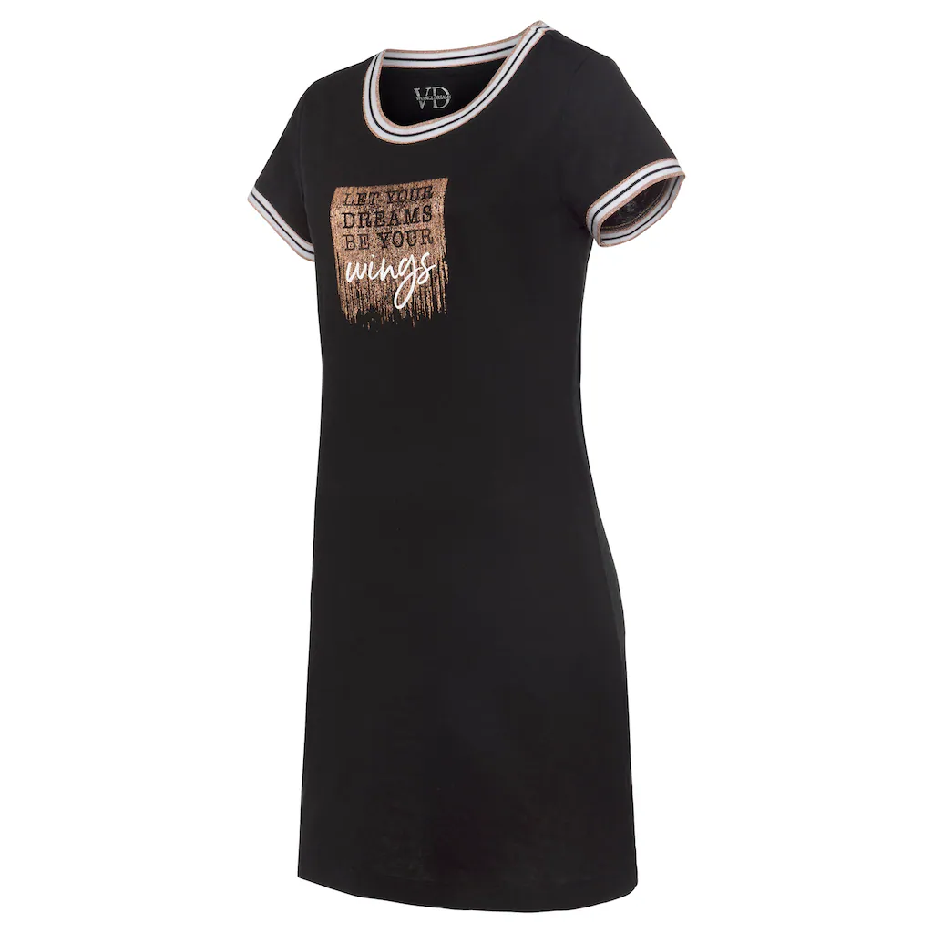 Vivance Dreams Nachthemd Mit Statement-Print ▷ Für