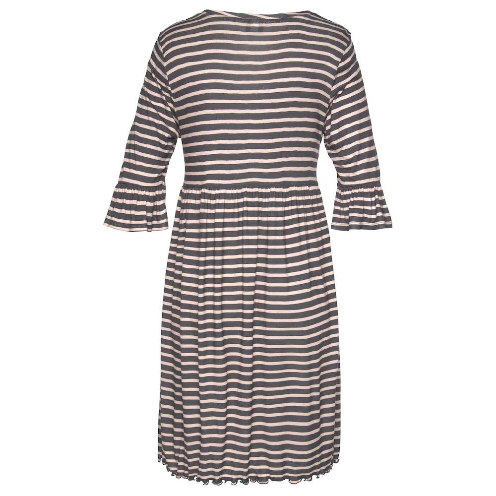 Vivance Dreams Nachthemd Mit Streifen Und Volants Online Kaufen