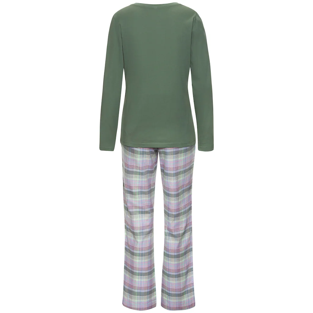 Vivance Dreams Pyjama (2 Tlg.) Aus Kuschelig Weichem Flanell Online Kaufen