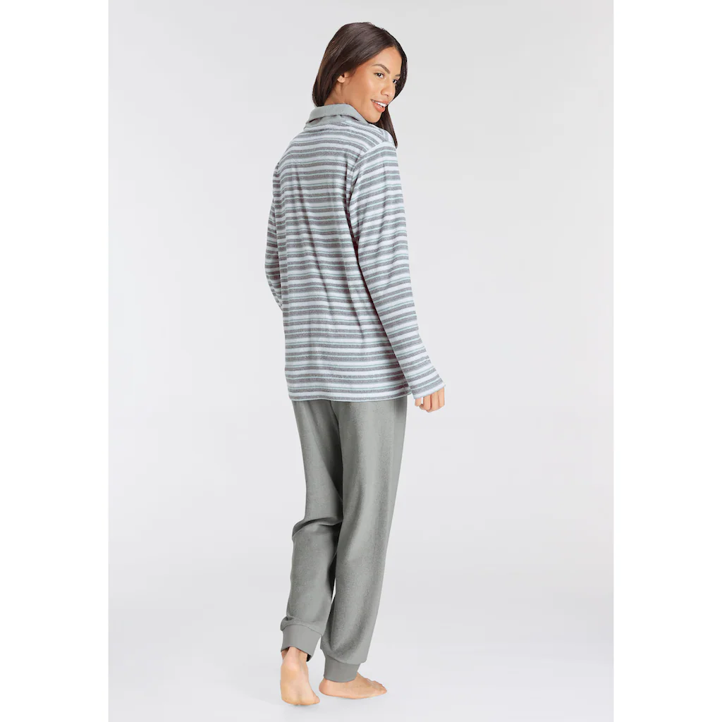 Vivance Dreams Pyjama (2 Tlg.) Aus Weichem Frottée Mit Reißverschluss Kaufen