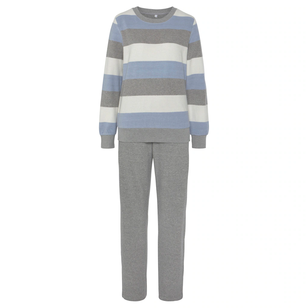 Vivance Dreams Pyjama (2 Tlg.) Aus Weichem Frottée Und Mit Colorblock Streifen Bestellen