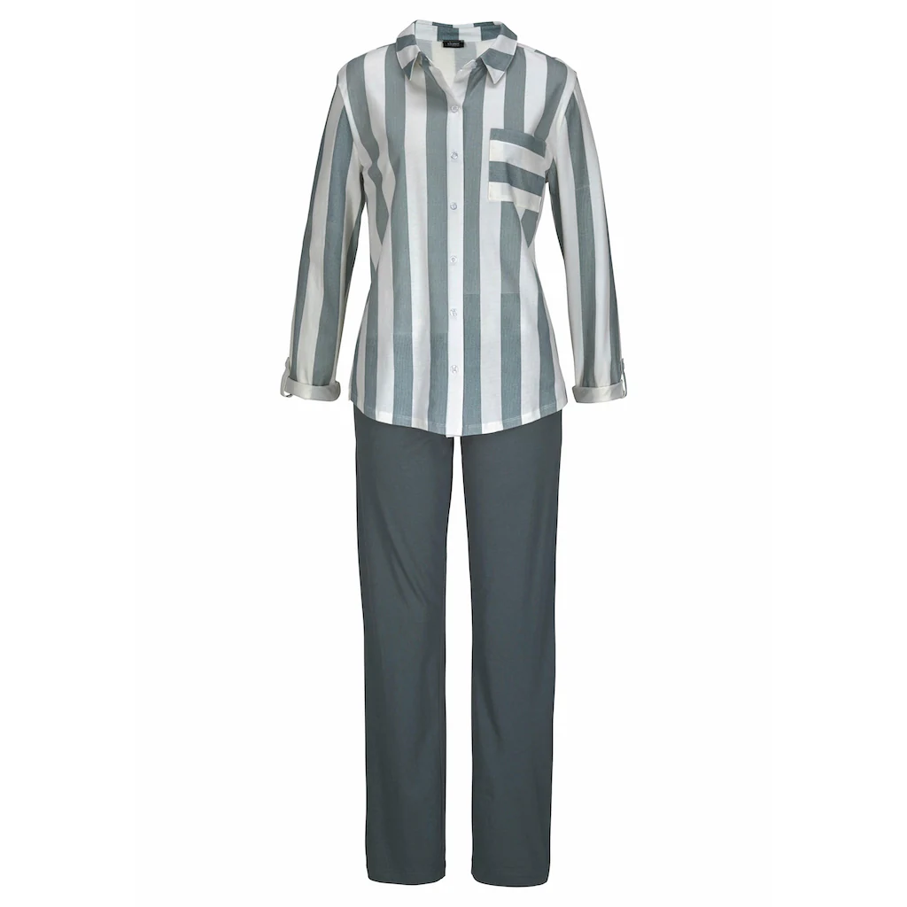 Vivance Dreams Pyjama (2 Tlg.) Im Hemdblusenlook Kaufen