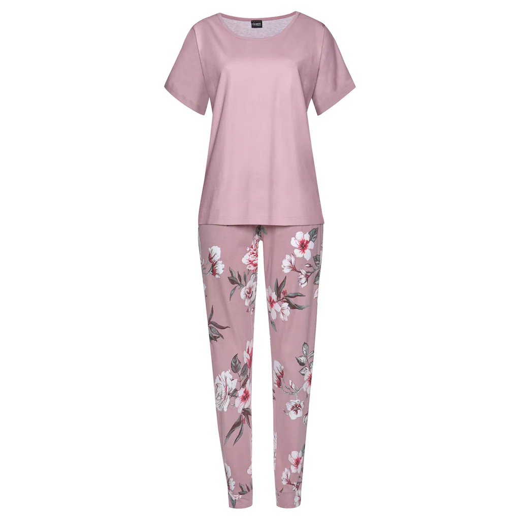 Vivance Dreams Pyjama (2 Tlg.) Mit Blumendruck ▷ Für