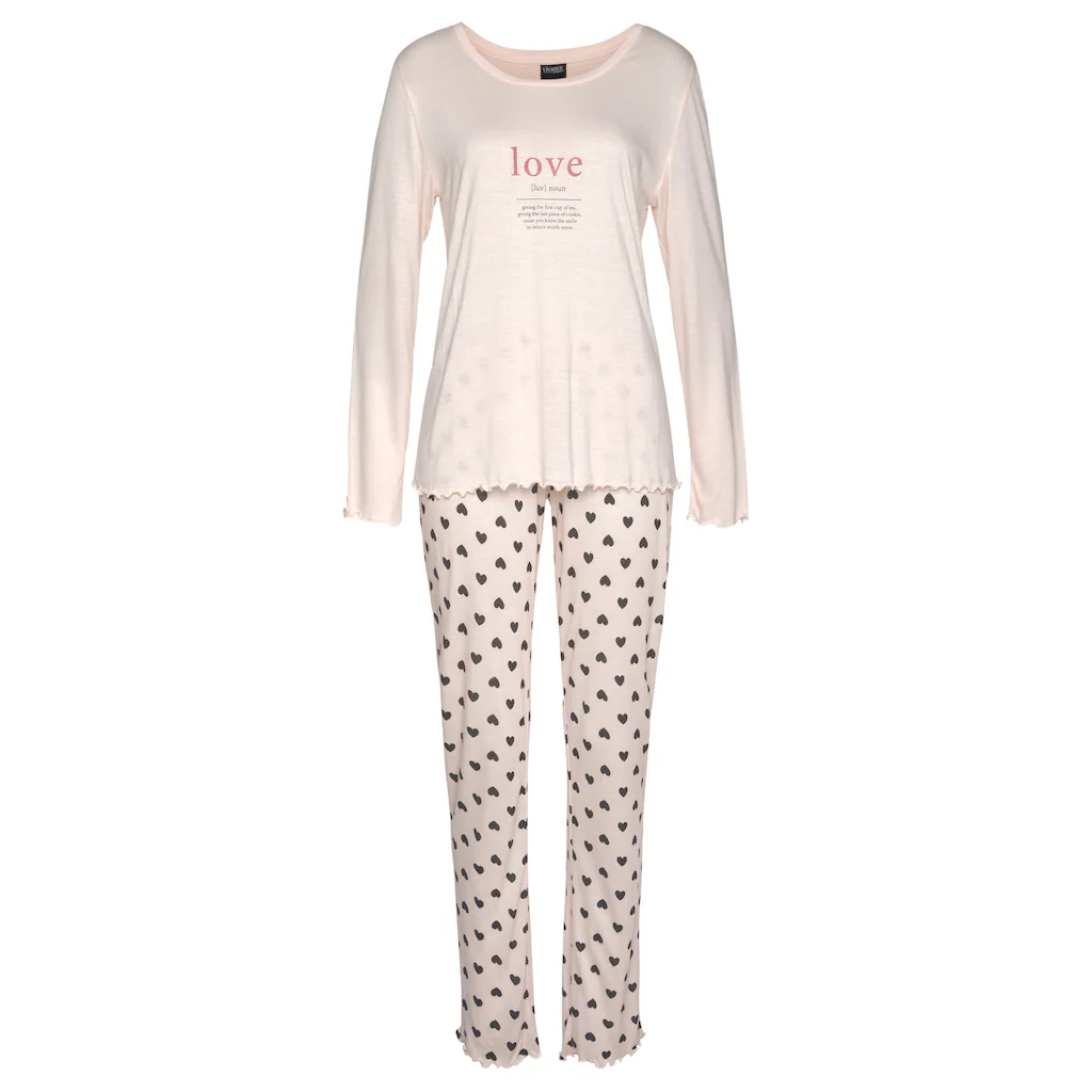 Vivance Dreams Pyjama (2 Tlg.) Mit Femininem Druckmuster Kaufen