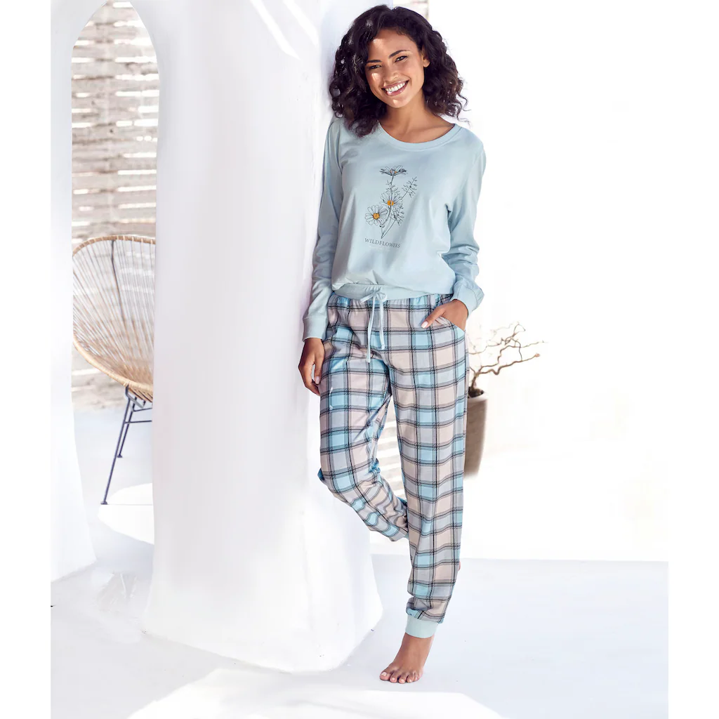Vivance Dreams Pyjama (2 Tlg.) Mit Frontdruck Online Bestellen