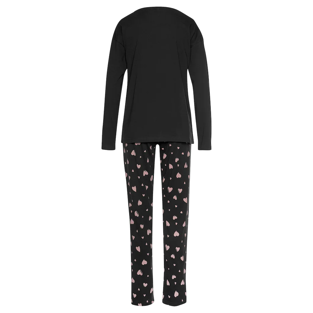 Vivance Dreams Pyjama (2 Tlg.) Mit Herzmuster Online Bestellen