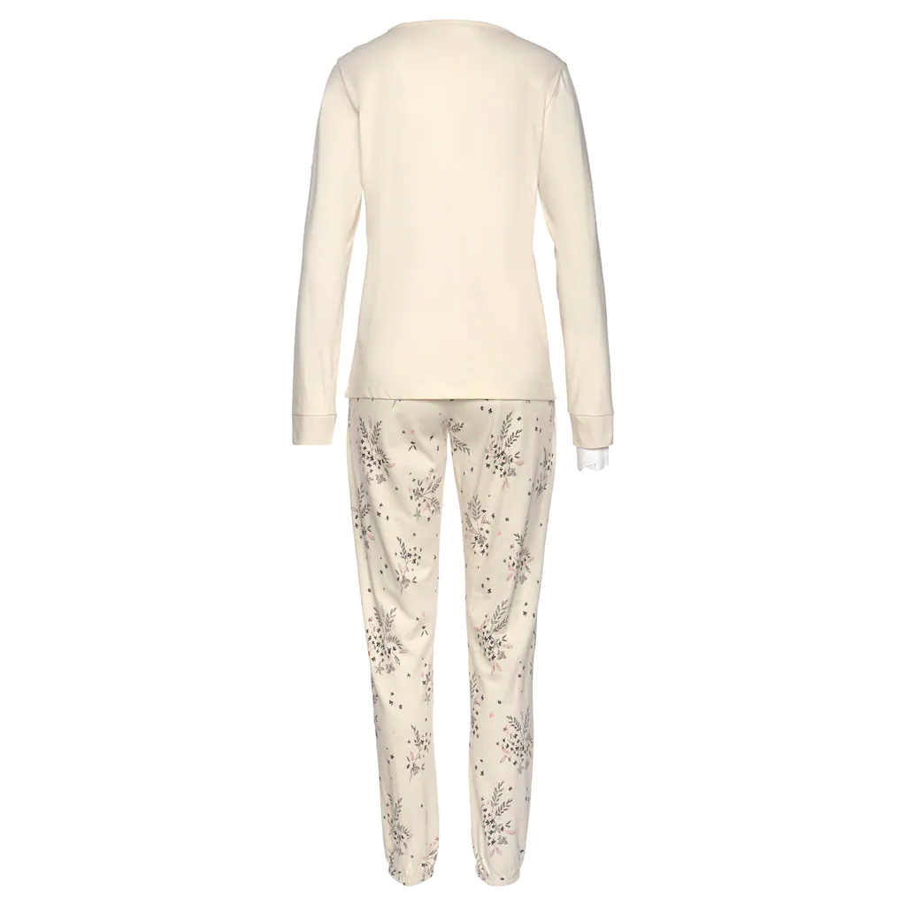 Vivance Dreams Pyjama (2 Tlg.) Mit Hortensien Muster Online Kaufen