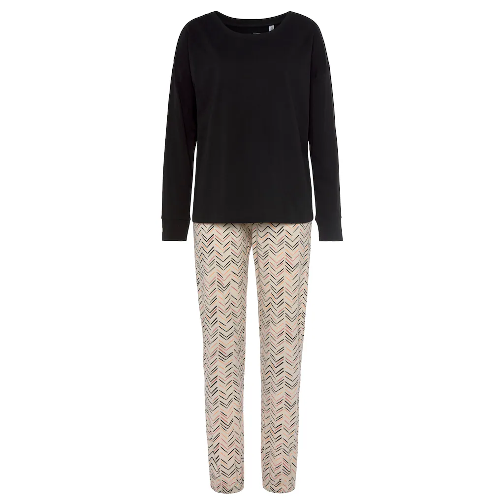 Vivance Dreams Pyjama (2 Tlg.) Mit Malerischem Fischgrat-Muster Online Kaufen