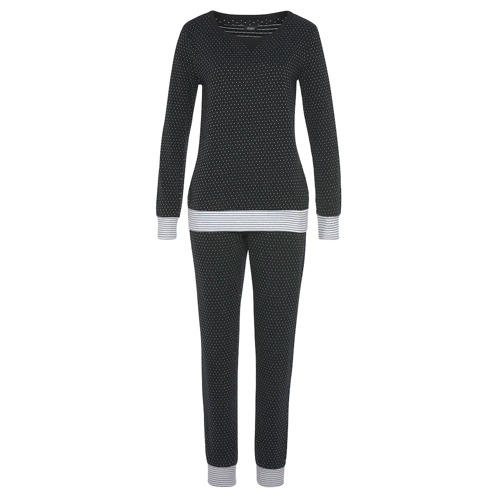 Vivance Dreams Pyjama (2 Tlg.) Mit Pünktchen- Und Streifenmuster Bestellen