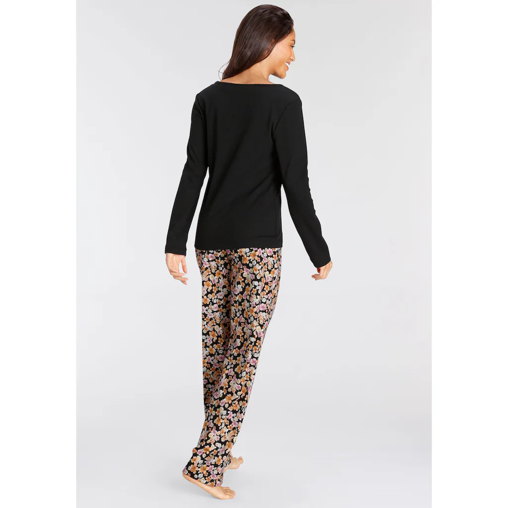 Vivance Dreams Pyjama (2 Tlg.) Mit Schönem Blumendruck Bestellen
