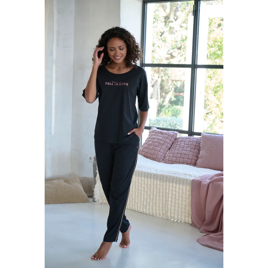 Vivance Dreams Pyjama (2 Tlg.) Mit Schönem Foildruck Online Kaufen