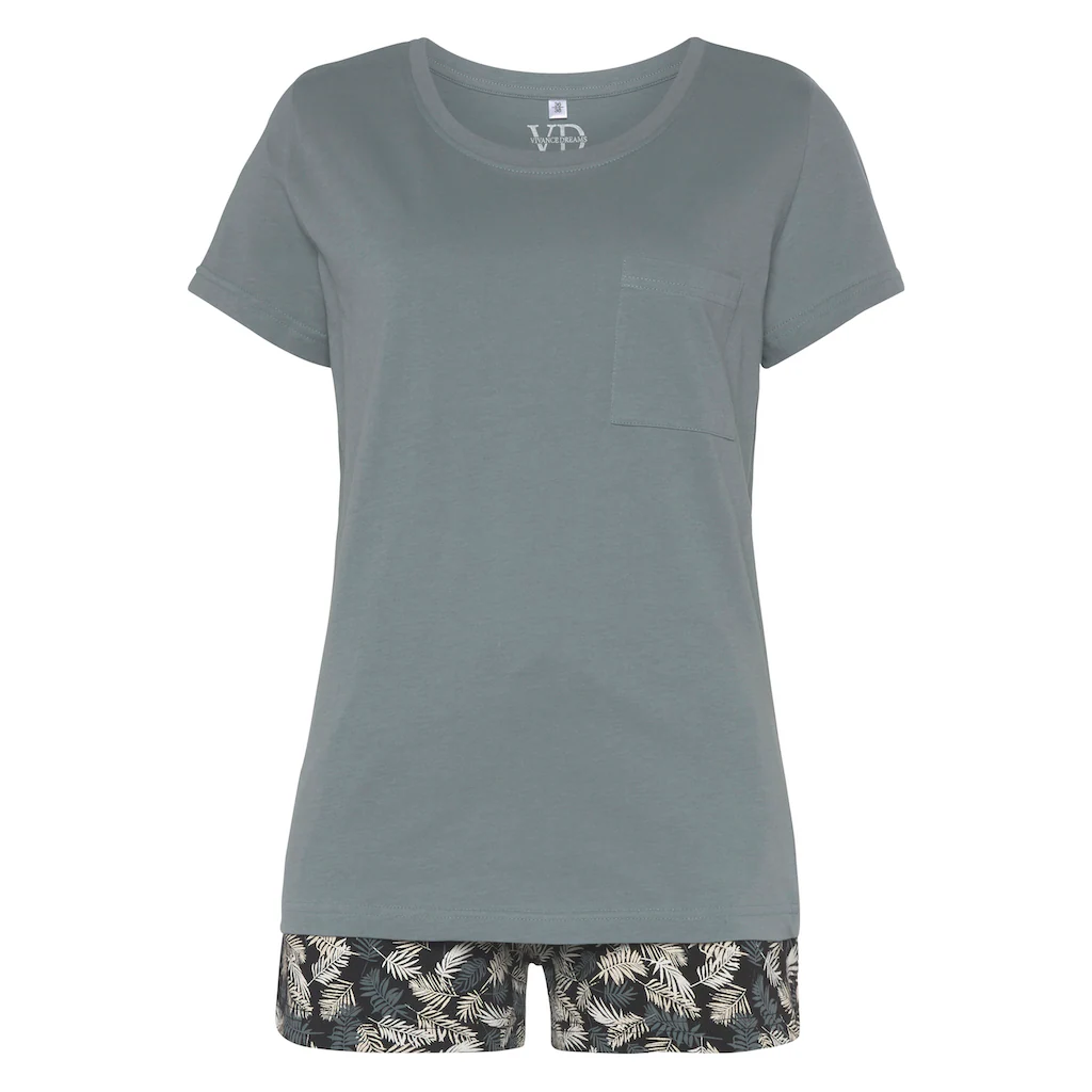 Vivance Dreams Pyjama (2 Tlg.) Mit Schönem Naturprint Online Kaufen
