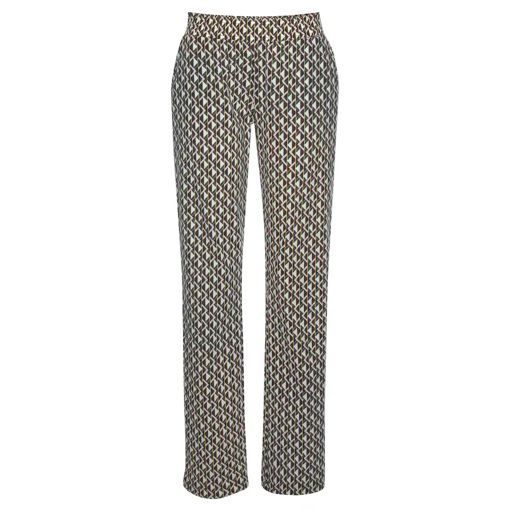 Vivance Dreams Pyjama (2 Tlg.) Mit Schriftprint Und Gemusterter Hose Online Kaufen