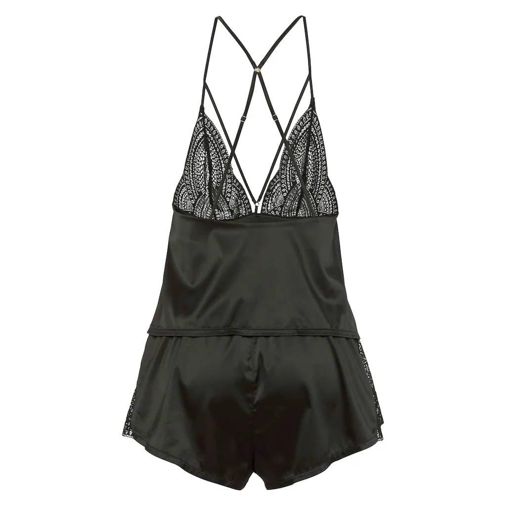 Vivance Dreams Pyjama (2 Tlg.) Mit Spitzeneinsätzen Online Kaufen