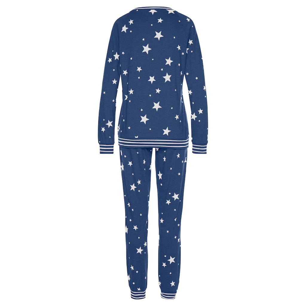 Vivance Dreams Pyjama (2 Tlg.) Mit Sternedruck ▷ Für
