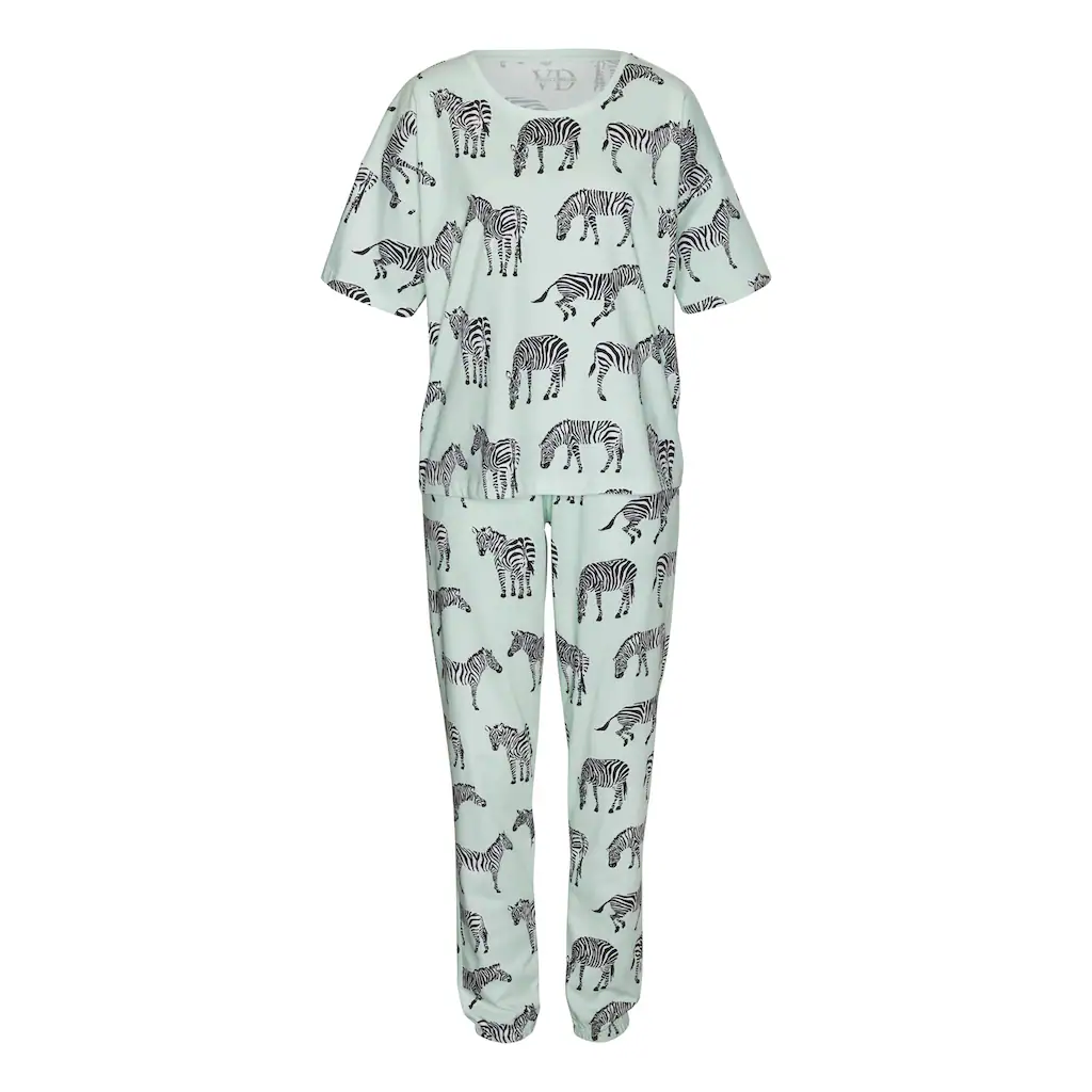 Vivance Dreams Pyjama (2 Tlg.) Mt Animal Alloverprint Online Kaufen