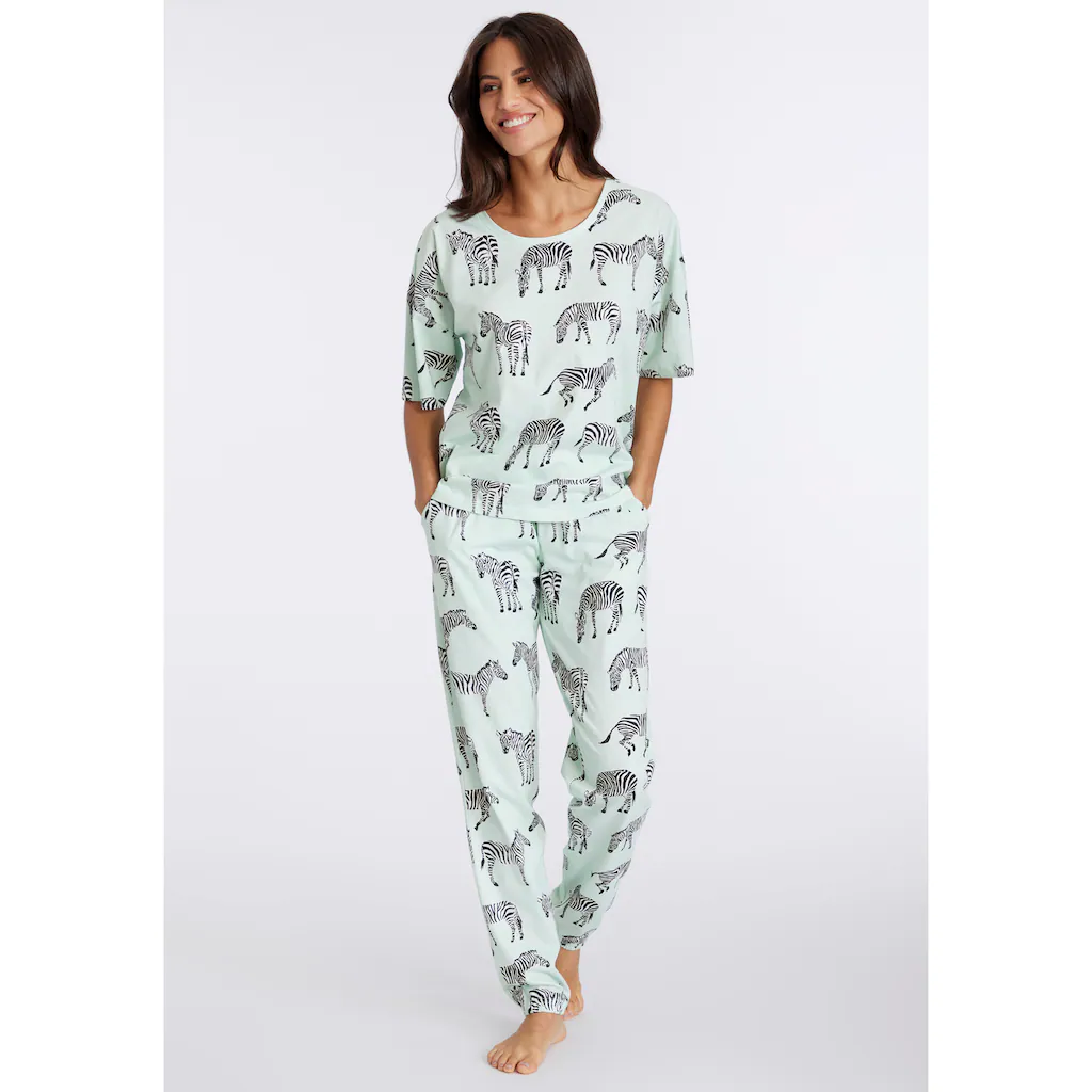 Vivance Dreams Pyjama (2 tlg.) mt Animal Alloverprint online kaufen
