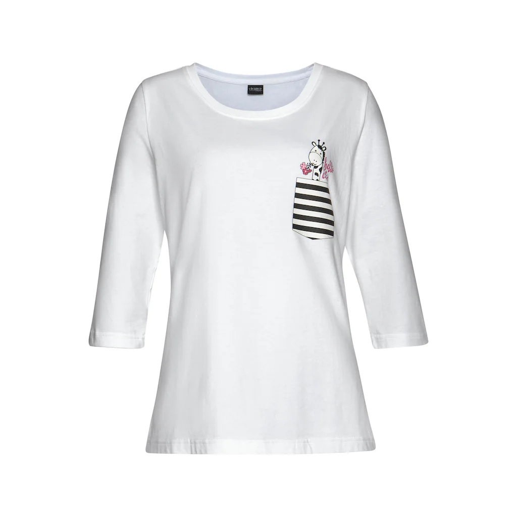 Vivance Dreams Pyjama (4 Tlg. 2 Stück) Mit Verspieltem Tierprint ▷ Für