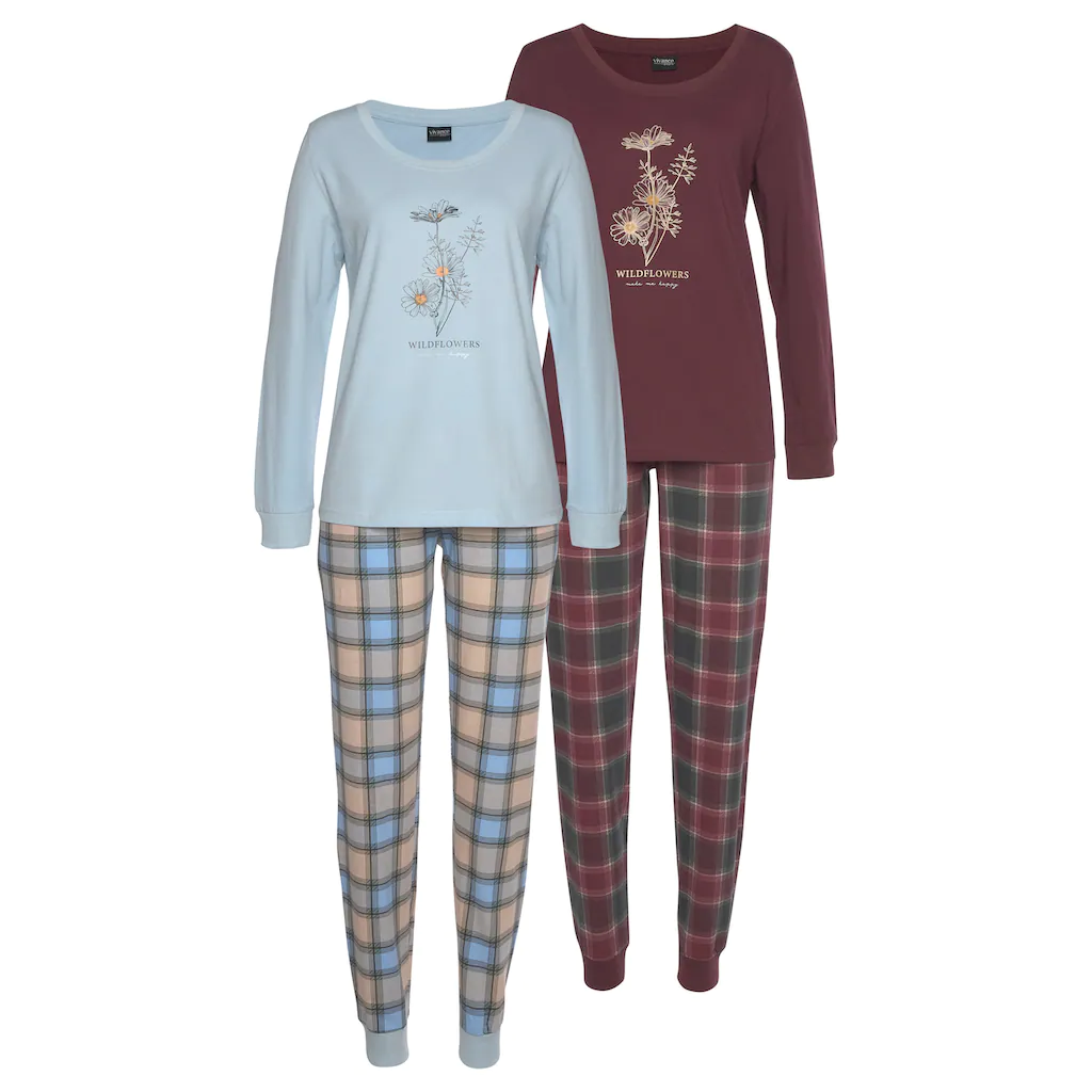 Vivance Dreams Pyjama (4 Tlg. 2 Stück) Online Kaufen