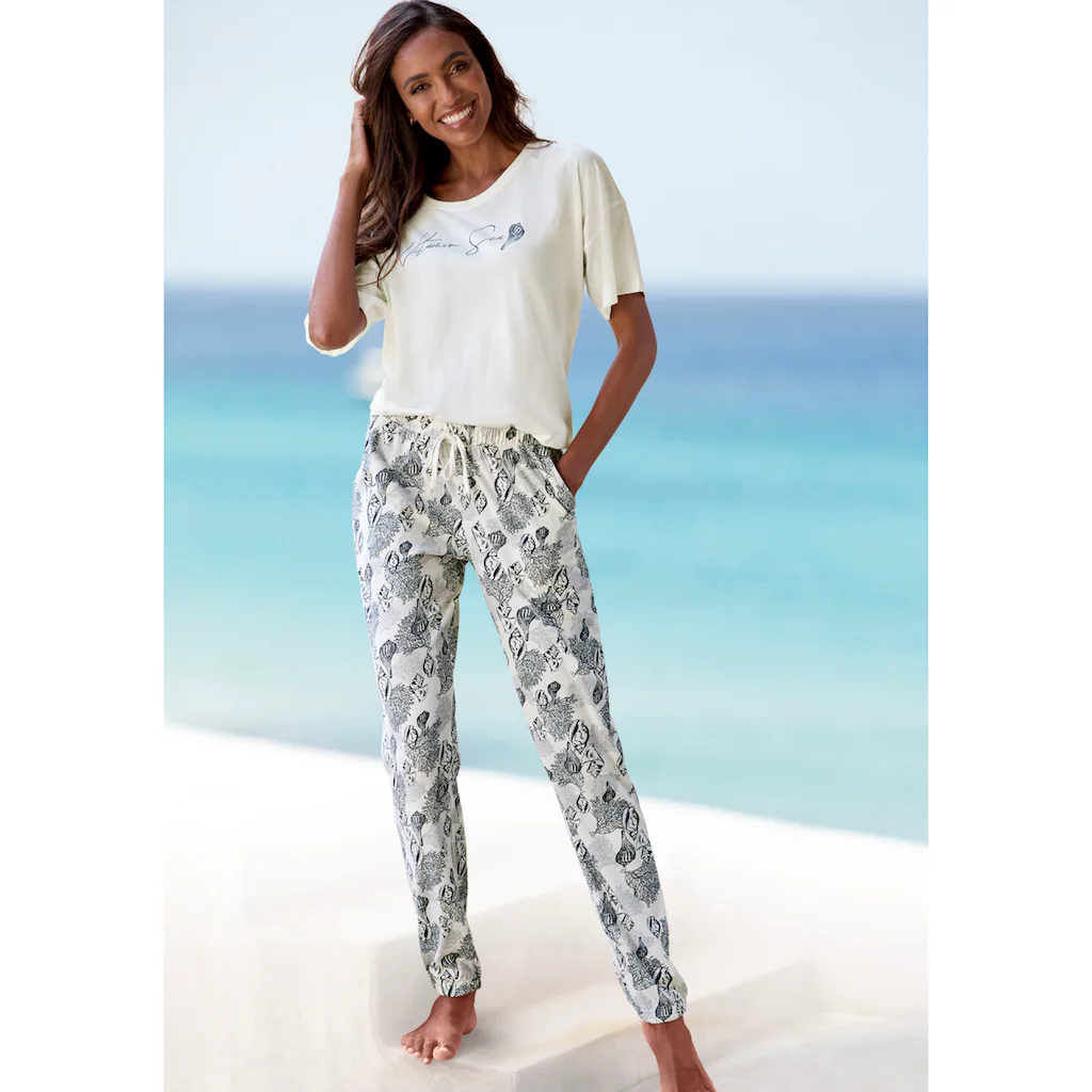 Vivance Dreams Pyjama (Set 2 tlg.) Allover-Druck ▷ für