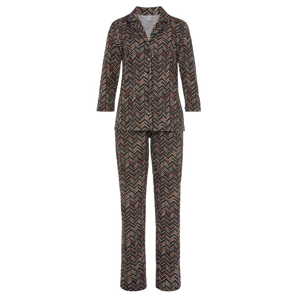 Vivance Dreams Pyjama (Set 2 Tlg.) Mit Malerischem Fischgrat-Muster Kaufen