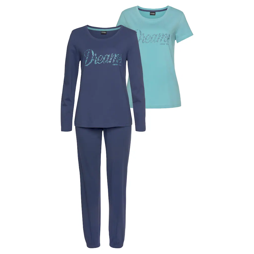 Vivance Dreams Pyjama (Set 3 Tlg.) Online Kaufen