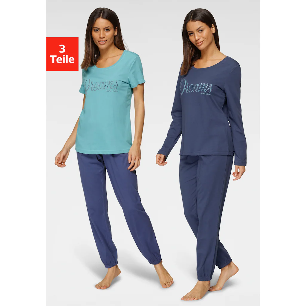 Vivance Dreams Pyjama (Set 3 tlg.) online kaufen
