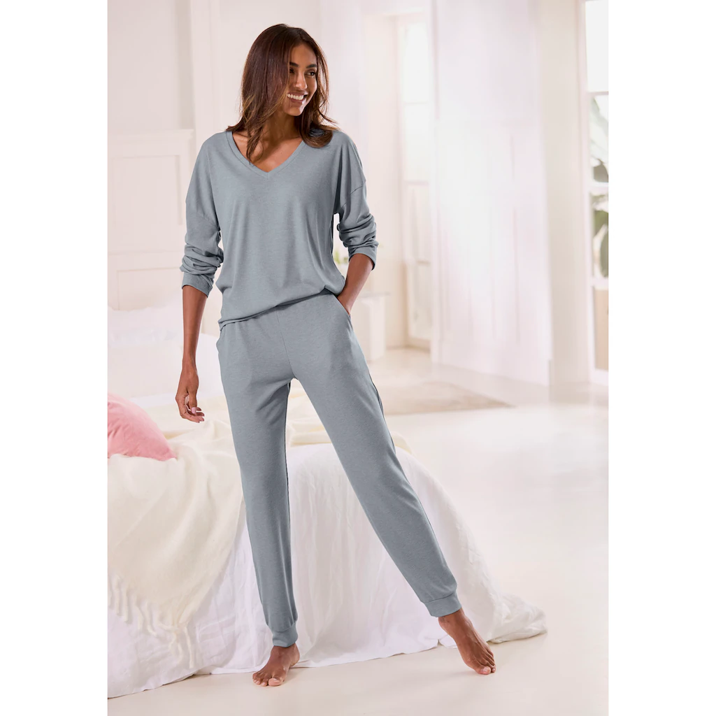 Vivance Dreams Pyjamahose In Weicher Rippqualität Online Kaufen