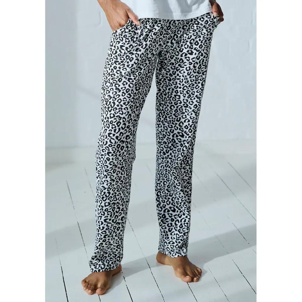 Vivance Dreams Pyjamahose mit Schwarz-Weiß-Druck ▷ für