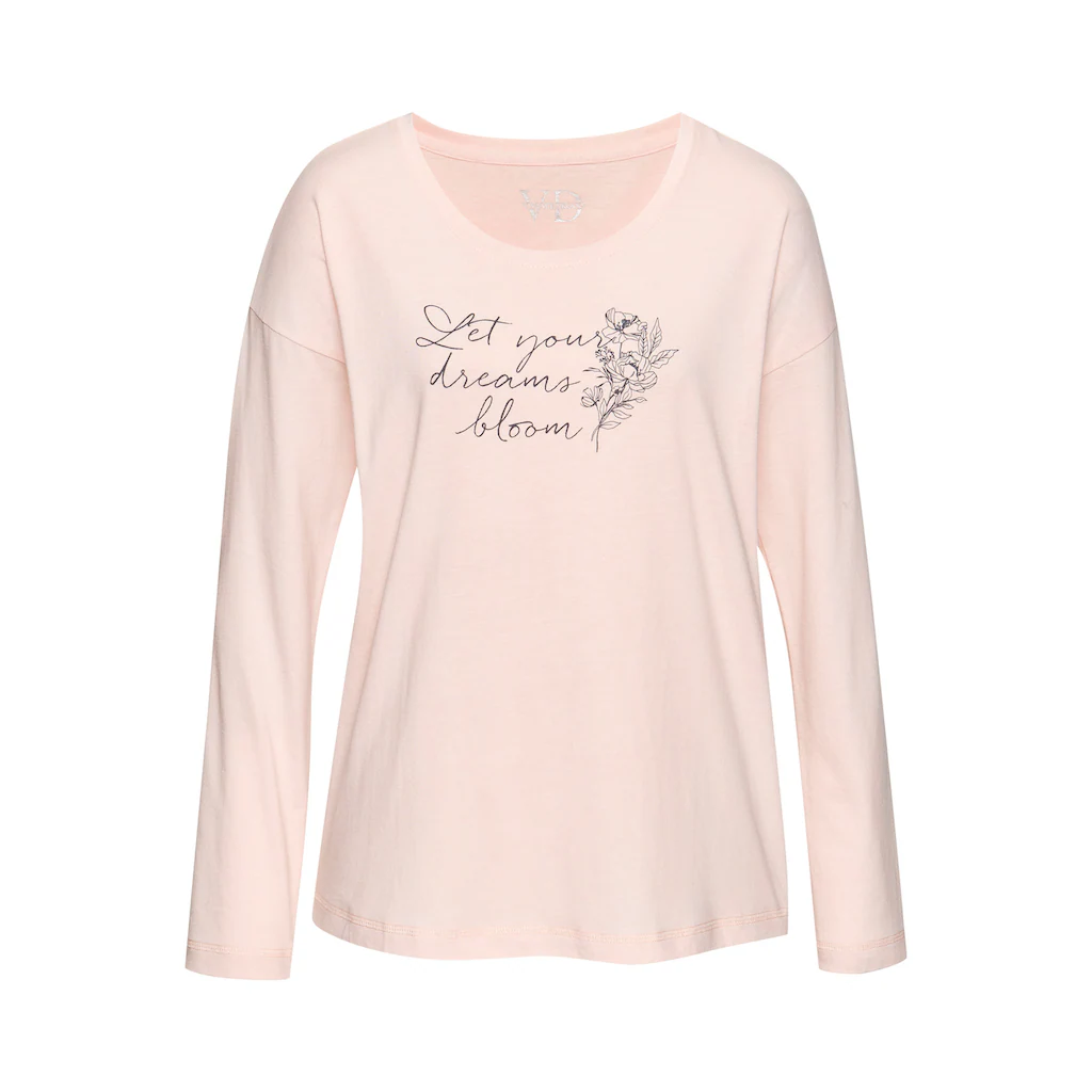 Vivance Dreams Pyjamaoberteil Mit Frontdruck Online Kaufen