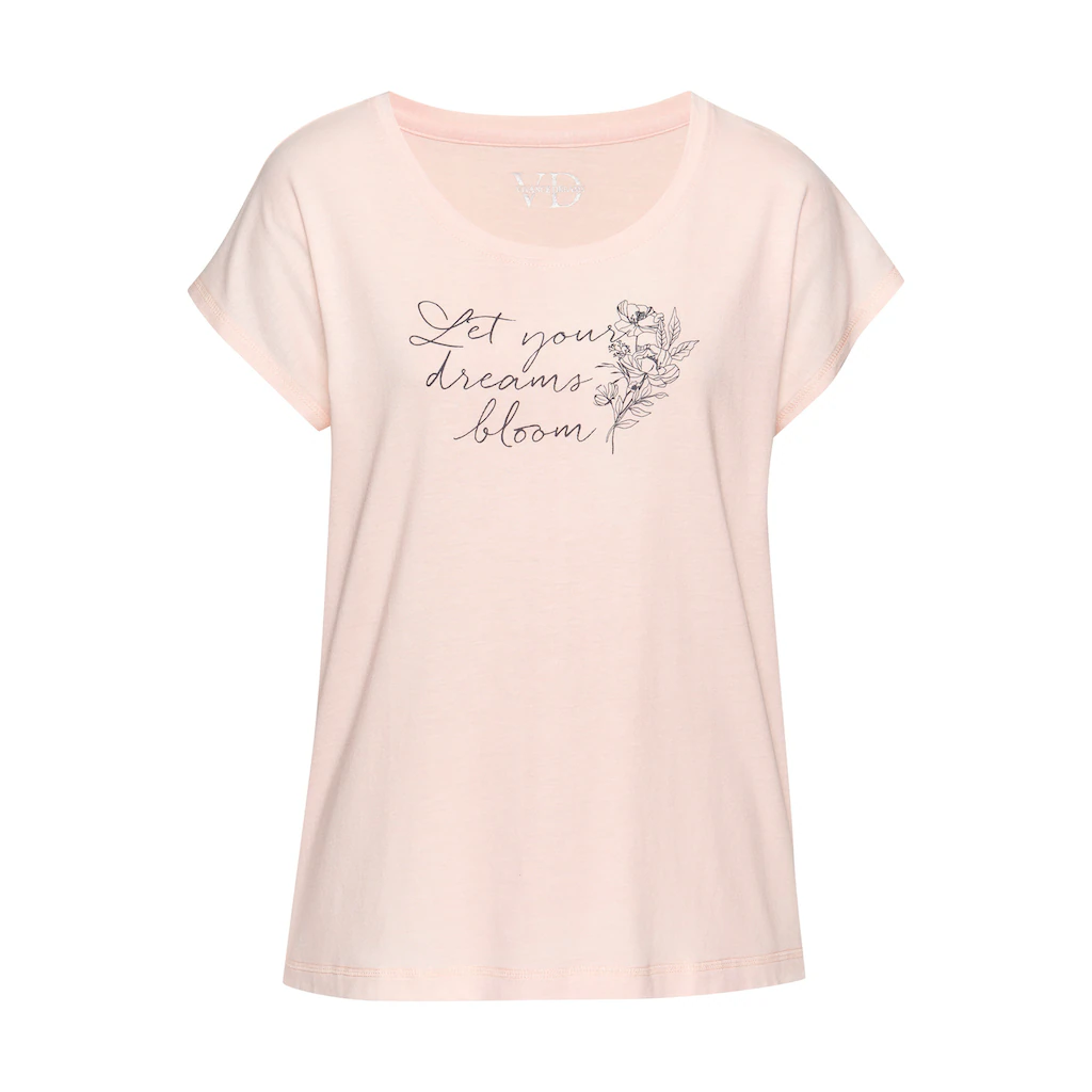 Vivance Dreams Pyjamaoberteil Mit Frontdruck Online Bestellen