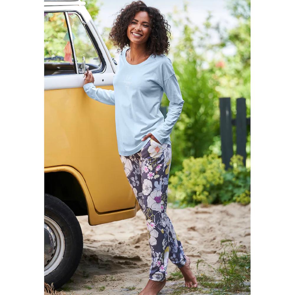 Vivance Dreams Schlafhose Mit Alloverdruck Online Bestellen