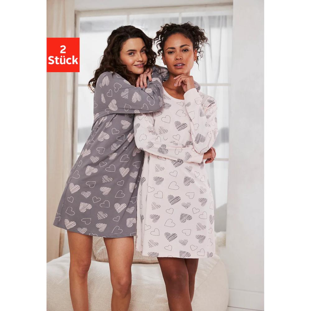 Vivance Dreams Shirtkleid (2 Stück) Bestellen