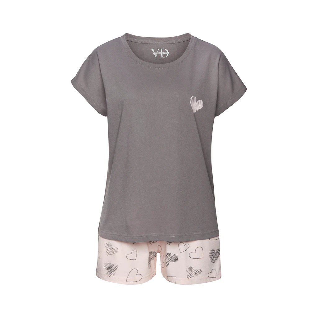 Vivance Dreams Shorty (2 Stück) Mit Süßem Herzprint Online Bestellen