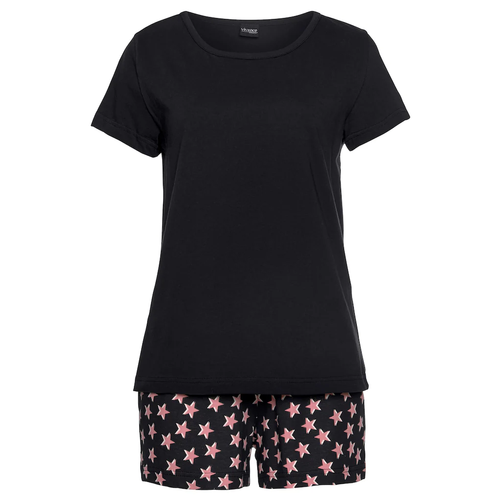 Vivance Dreams Shorty (2 Stück) Shorts Mit Paspeln Am Saum